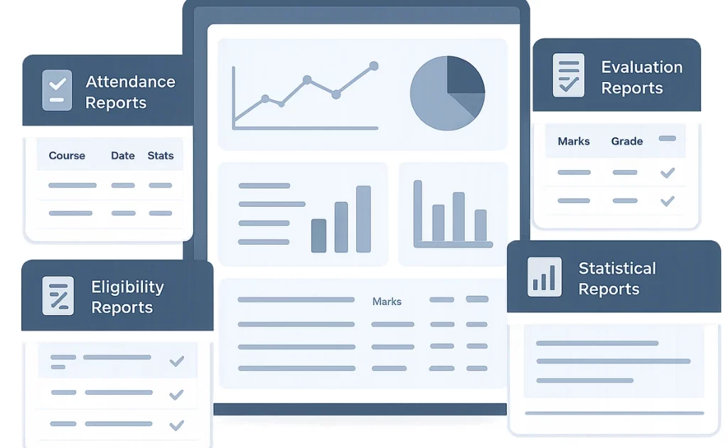 Exam Management software Reports features
