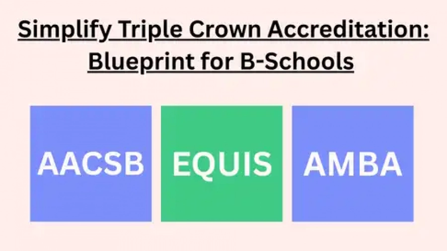 Simplify Triple Crown Accreditation: Blueprint for B-Schools