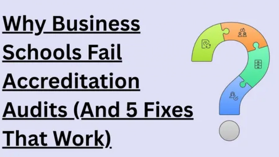 Why Business Schools Fail Accreditation Audits (And 5 Fixes That Work)